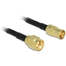 DELOCK HF Kabel HF SMA Stecker > SMB Stecker 70mm
