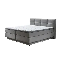 Primo Boxspringbett   ¦ grau ¦ Maße (cm): B: 168 H: 112