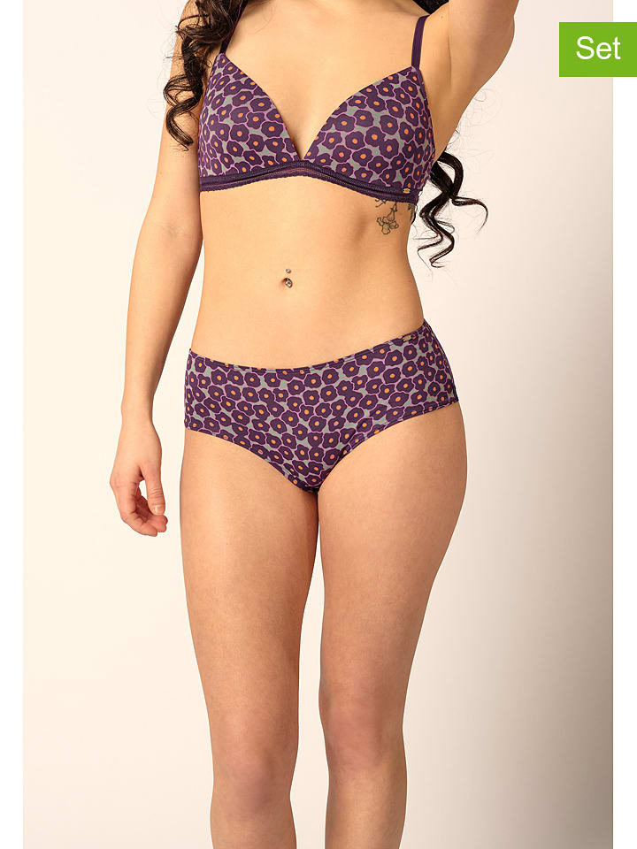 Skiny 2er-Set: Pantys in Lila - 36