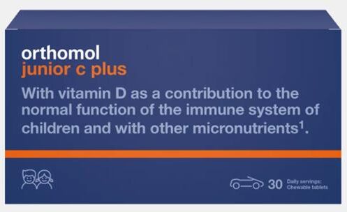 ORTHOMOL JUNIOR C PLUS 30 COMP. FRUTOS SILVESTRES