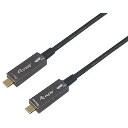 Equip Aktives optisches USB-C-Kabel, 7.5m, PD 60W, 8K/60Hz, 10 Gbit/s, Video + Daten + PD
