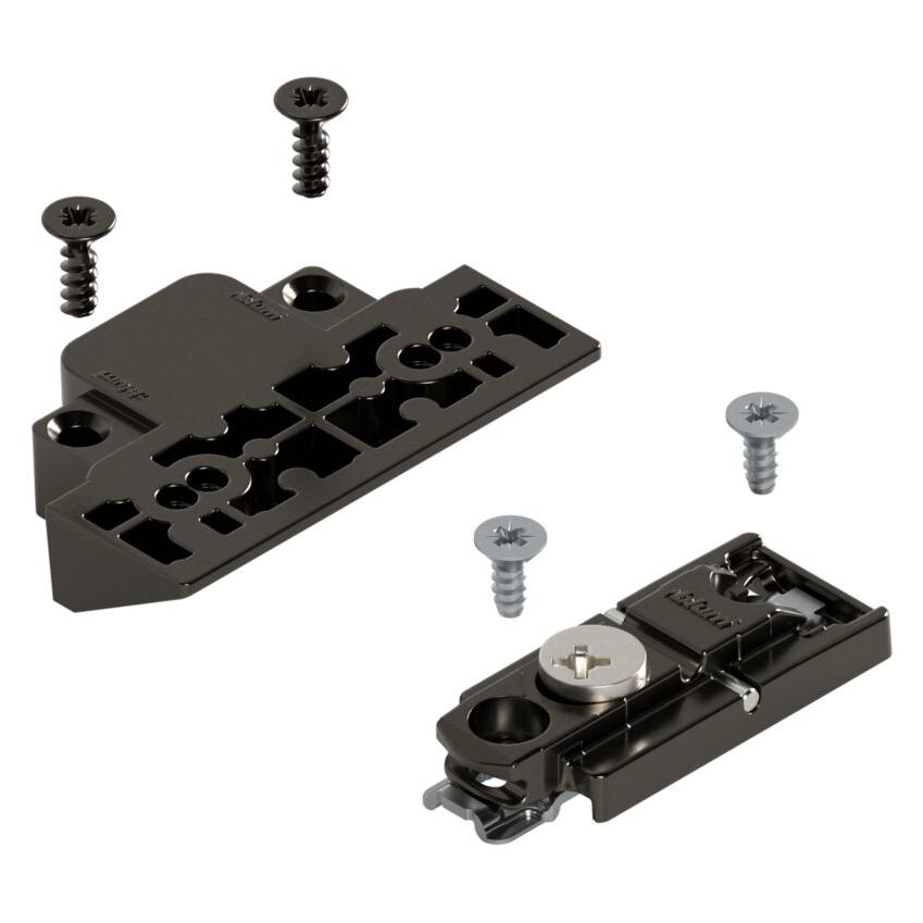 Blum Alu CLIP-Adapterplatte für Teleskophebel AVENTOS HF / SERVO-DRIVE (04329200)
