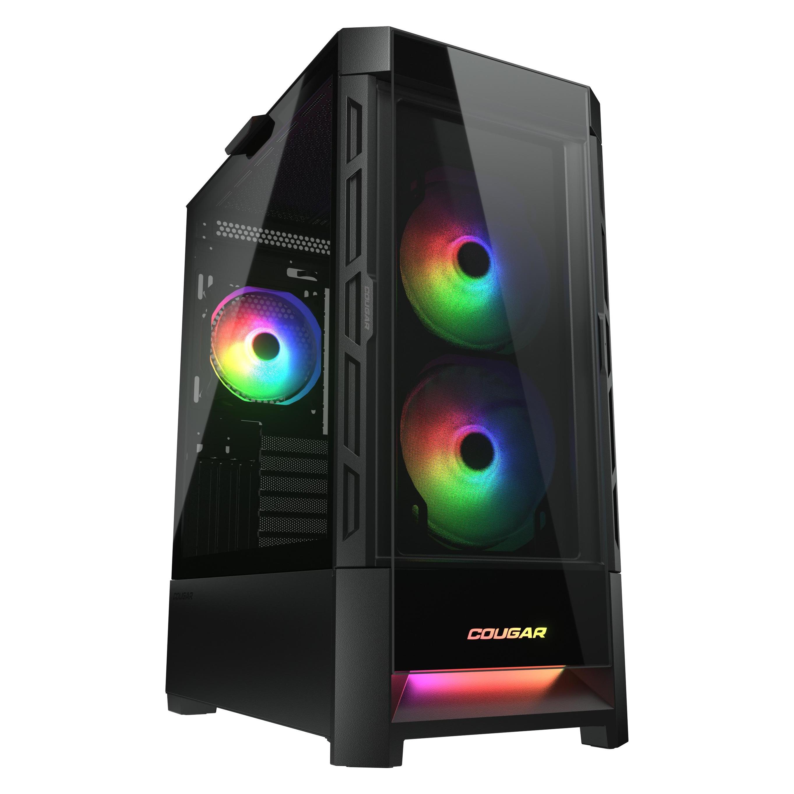 Cougar Duoface RGB Black (ATX, mATX, Mini-ITX, SSI CEB) (385ZD10.0001)