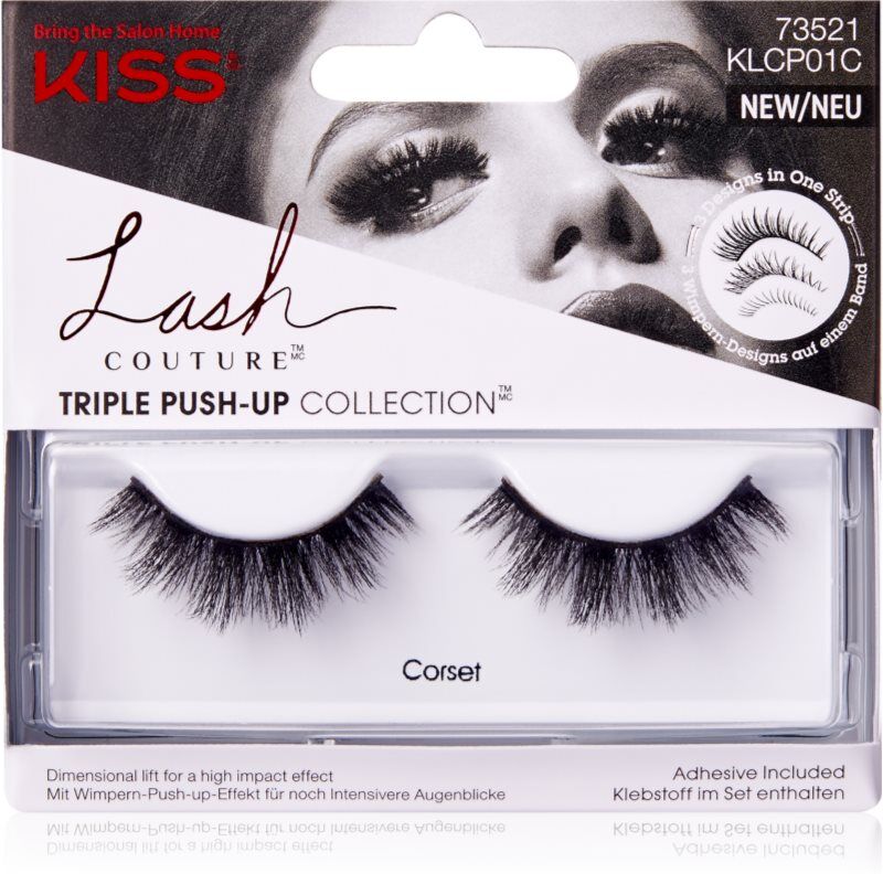 Kiss Lash Couture Triple Push-Up Falske øjenvipper Corset 1 par