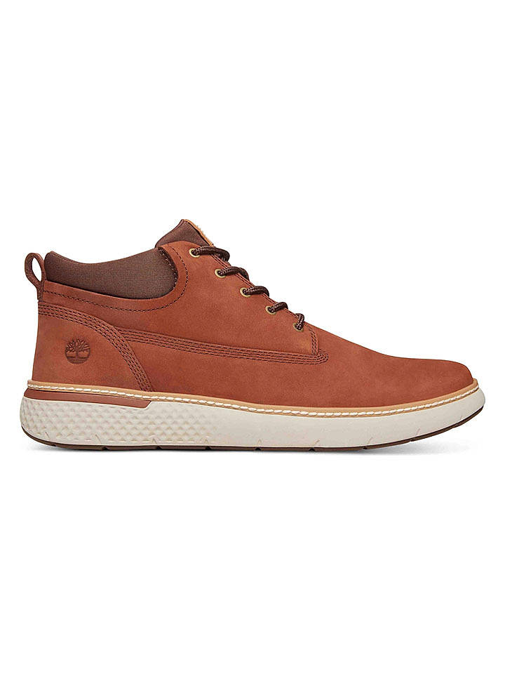 Timberland Leder-Schnürschuhe in Hellbraun - 44