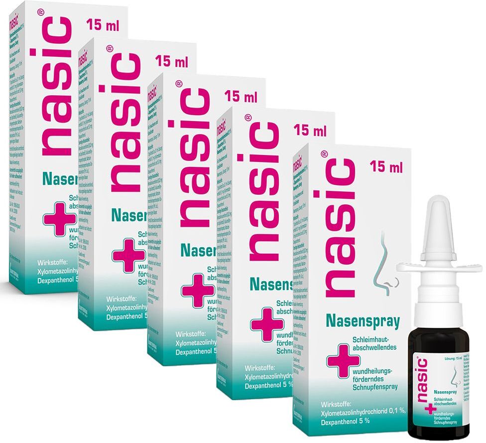 nasic Nasenspray 5x15 ml