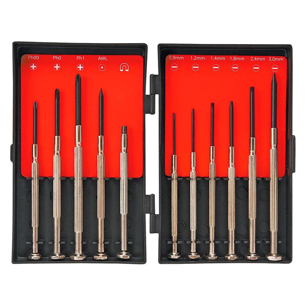 TOP Präzisions-Schraubendreher, 11-er Set (39D194)