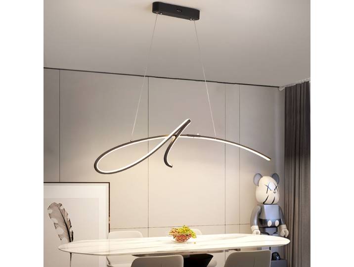 Lampes de lustre LED modernes pour salle à manger, bar, table de cuisine, luminaire de lustre suspendu compatible