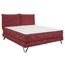 set one by Musterring Boxspringbett Baldwin 180 x 200 cm Stoff Rot