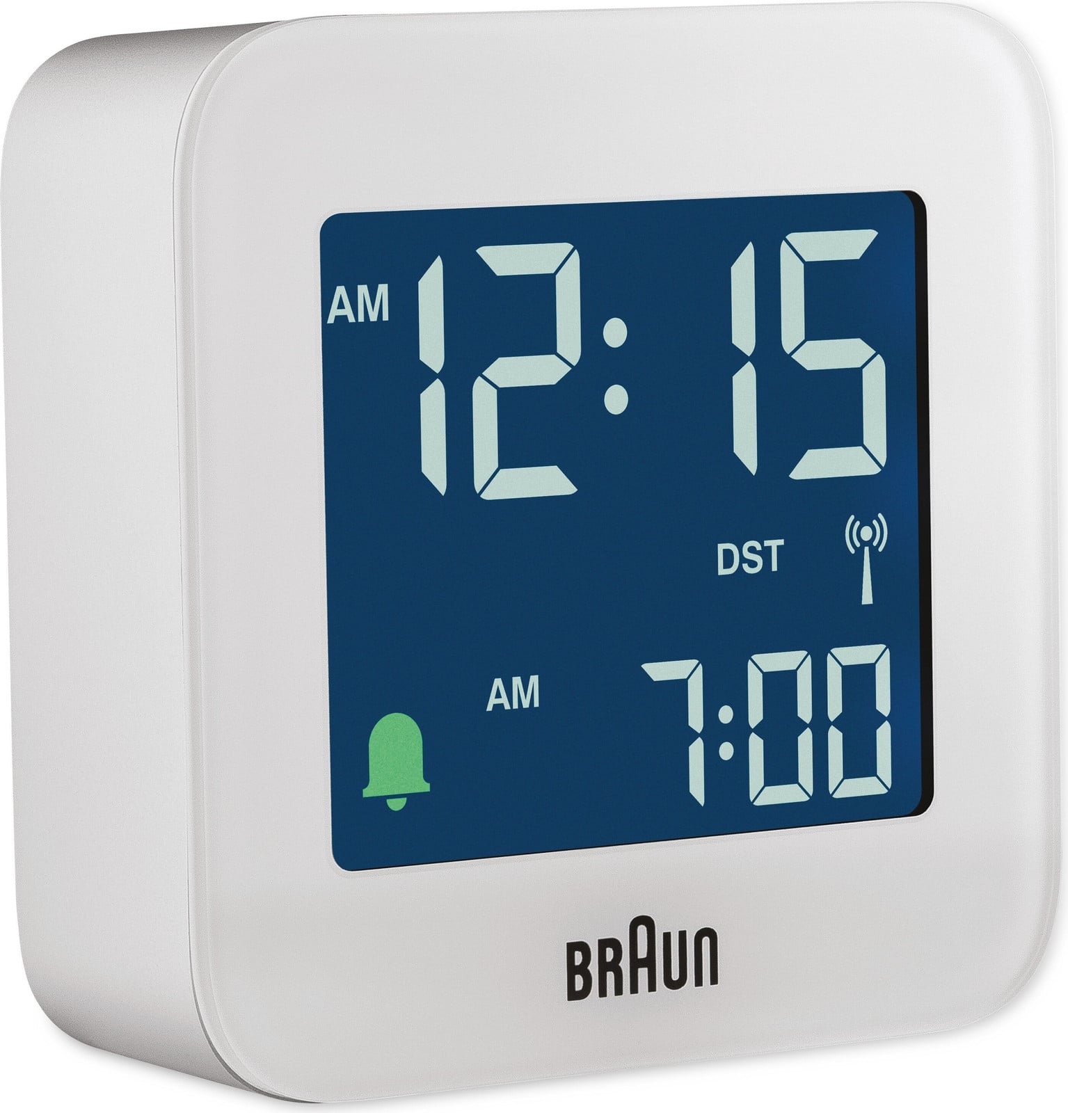 Braun BC 08 W-DCF draadloze wekker multiband wit