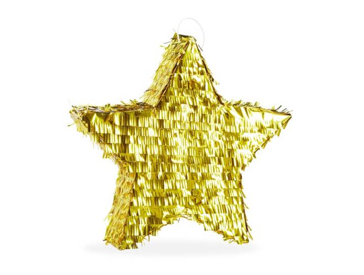 Relaxdays Pinata Stern gold