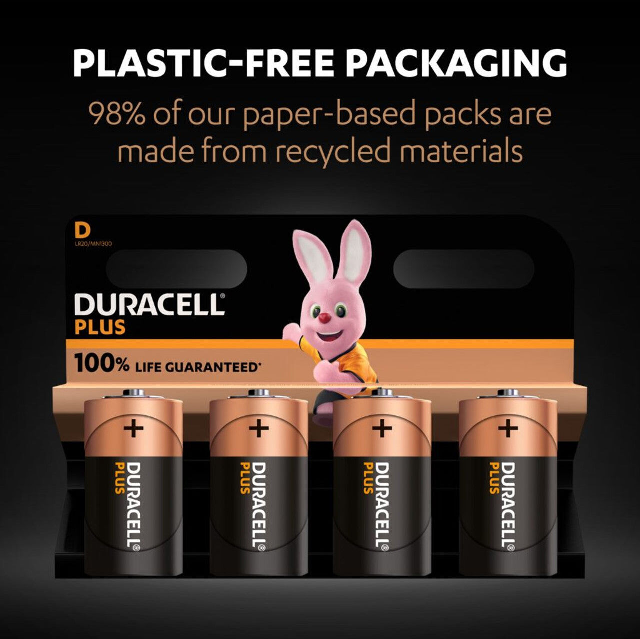 Duracell Plus Power D LR20 Batteries   12 Bulk Pack