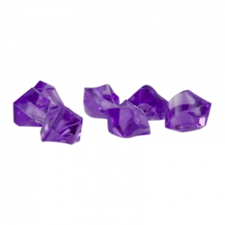 Spielsteine Edelstein - Spielstein - Tansanit - Kunststoff - lila - ca. 13 mm 247110