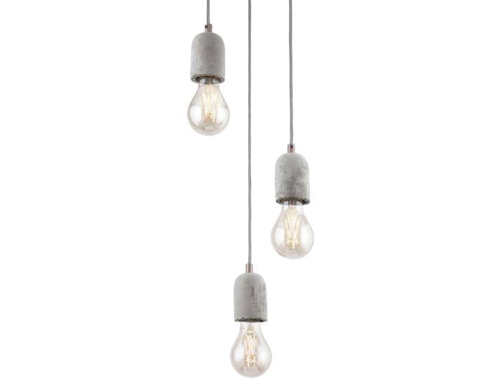 EGLO Pendelleuchte SILVARES , grau, 3, Leuchten, Hängeleuchte, Hängelampe, Pendelleuchte