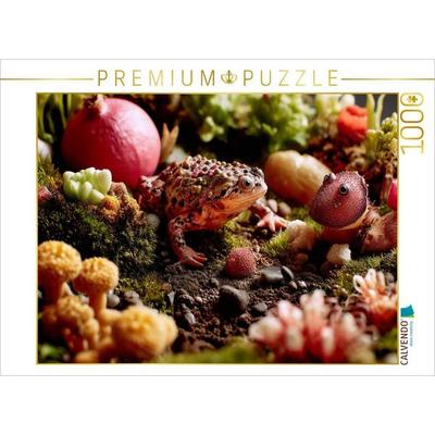 CALVENDO Puzzle Fruchtige Krötenwelt | 1000 Teile Lege-Größe 64x48cm Foto-Puzzle für glückliche Stunden