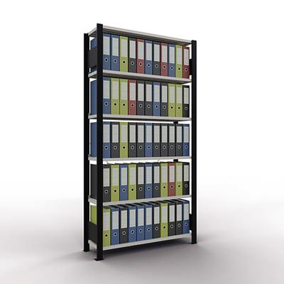SCHULTE Regal MULTIplus85 36007-S Grund 2.000x1.000x300mm AL schwarz/lichtgrau