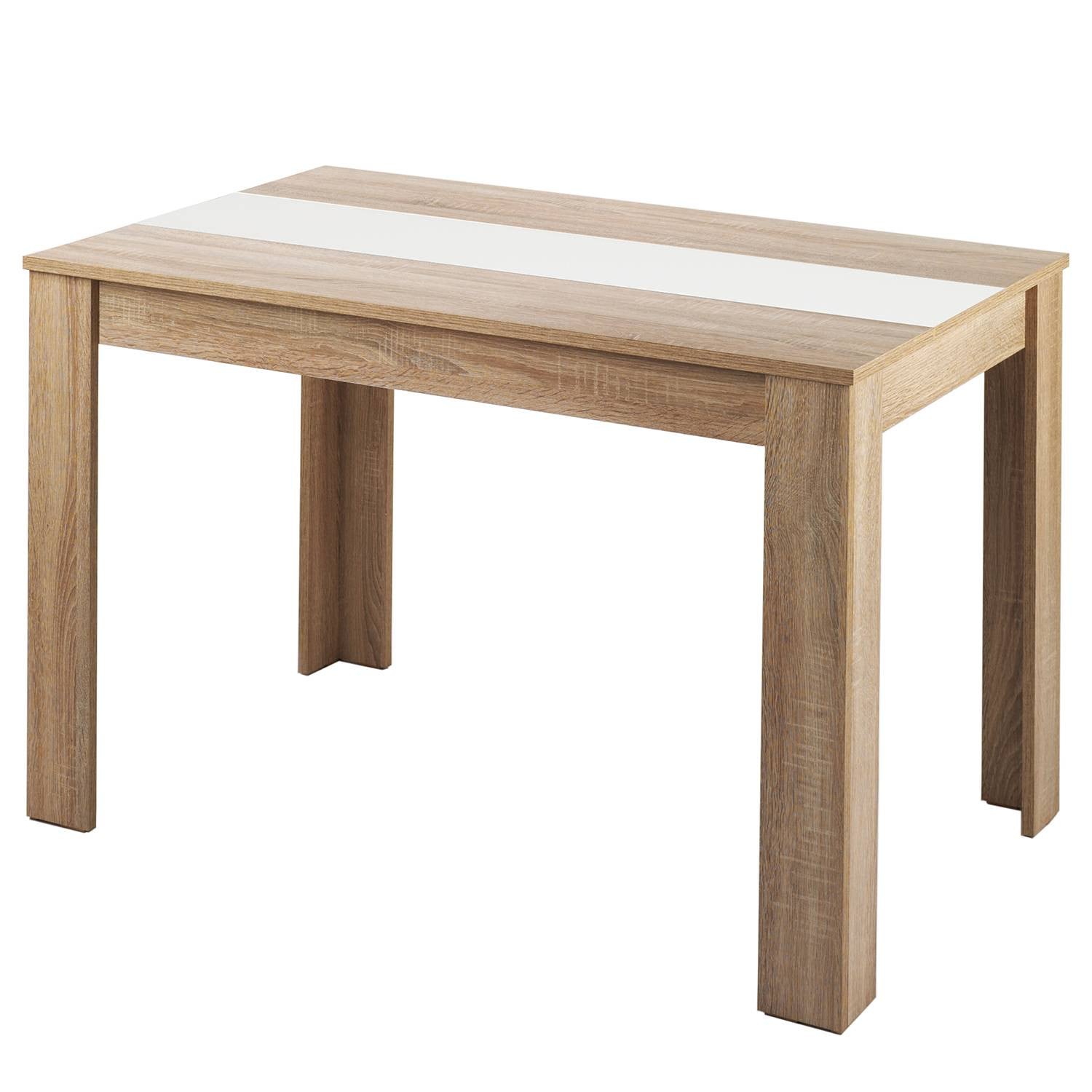 home24 Eettafel Tilston I, bruin, 120 cm