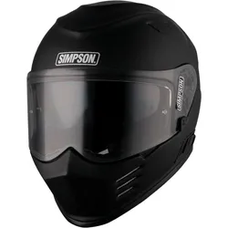 Simpson Venom Solid, Integralhelm - Matt-Schwarz - M