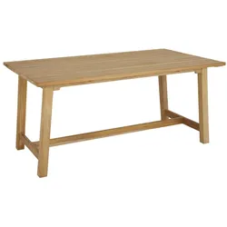 Gartenesstisch Keros aus Teakholz, klassisch rechteckig, natur, für 4–6 Personen, 160x90 cm