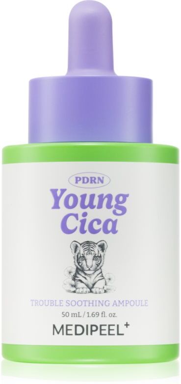 MEDIPEEL+ Young Cica PDRN Trouble Soothing Ampoule redness relief soothing serum with regenerative effect 50 ml