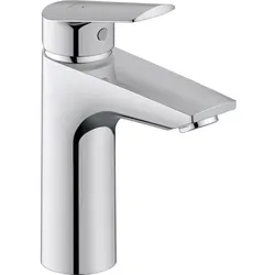 Duravit No. 1 Waschtischarmatur N11022002010 ohne Zugstangen-Ablaufgarnitur, Ausladung 106mm, Minus-Flow, chrom