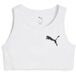 PUMA Cross The Line 3.0 Crop-Top Mädchen 02 - PUMA white 152