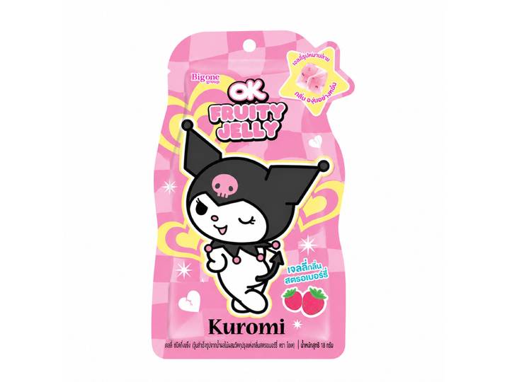 OK Kuromi Gelée Fruité Fraise Avec Nata de Coco 65 g