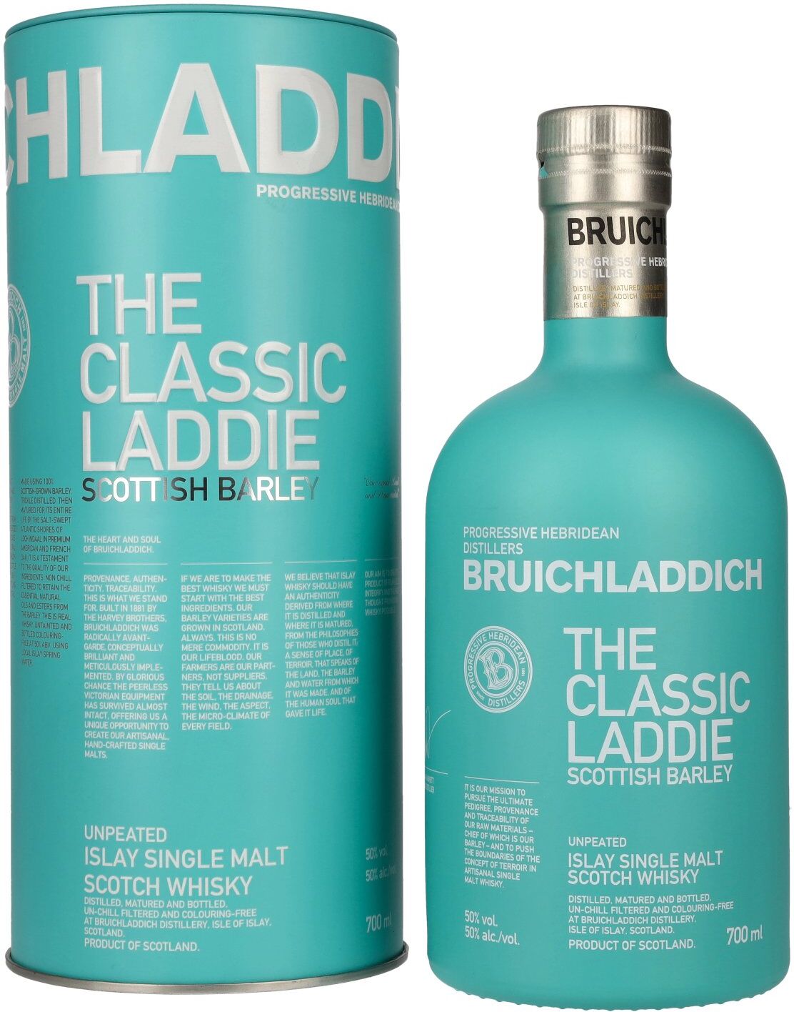 Bruichladdich Whisky Bruichladdich THE CLASSIC LADDIE Scottish Barley Unpeated Islay Single Malt 50% Vol. 0,7l in Tinbox