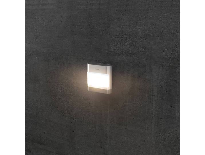 Theben LED Aussenwandleuchte theLeda D SL AL, alu / grau / zink, Aluminium, Modern, LED Wandleuchte außen