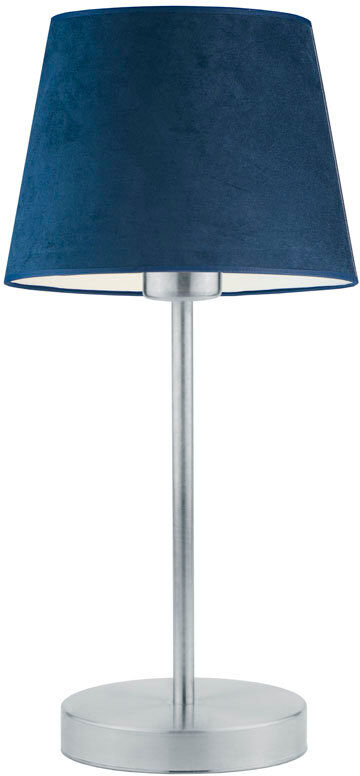 Canora Grey Alekper Desk Silver Base/Navy Shade 41.5cm H X 19.5cm W X 19.5cm D