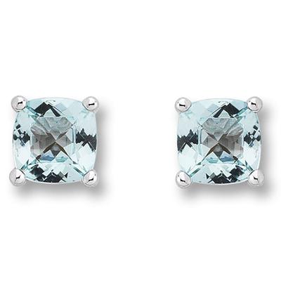 Paar Ohrstecker ONE ELEMENT "Blau Topas Ohrringe Ohrstecker aus 333 Weißgold", silber, Ohrringe, Damen, Damen, Gold Weißgold 333, Gold, Weißgold 333, Ihr persönliches Symbol – liebevoll gearbeitet für jeden Tag