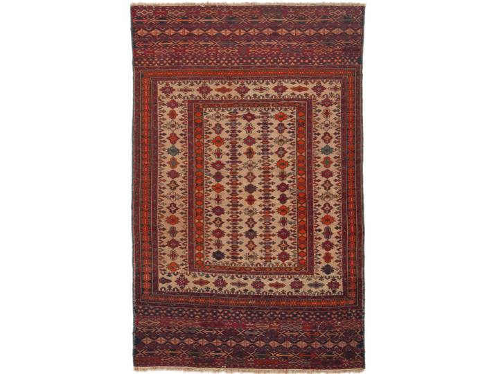 Pakistan Teppich 90x139 Handgeknüpft Orientteppich Wolle