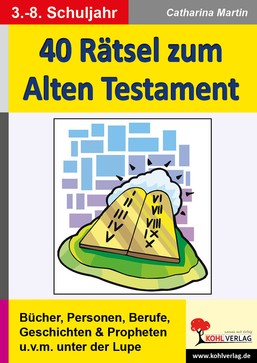 KOHL Verlag 40 Rätsel zum Alten Testament