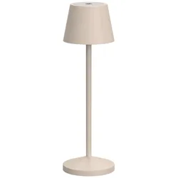 Lumisky EMILY H25CM Kabellose Tischleuchte Aluminium Beige