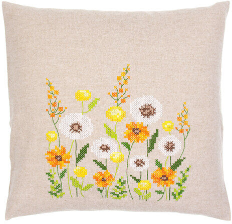 Stickkissen "Pusteblumen"