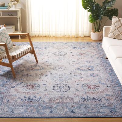 SAFAVIEH Tucson Erina Machine Washable Slip Resistant Shabby Chic Rug