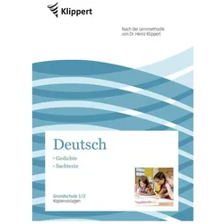 Gedichte - Sachtexte, Schulbücher von Nicole Geissler, Waltraud Boes