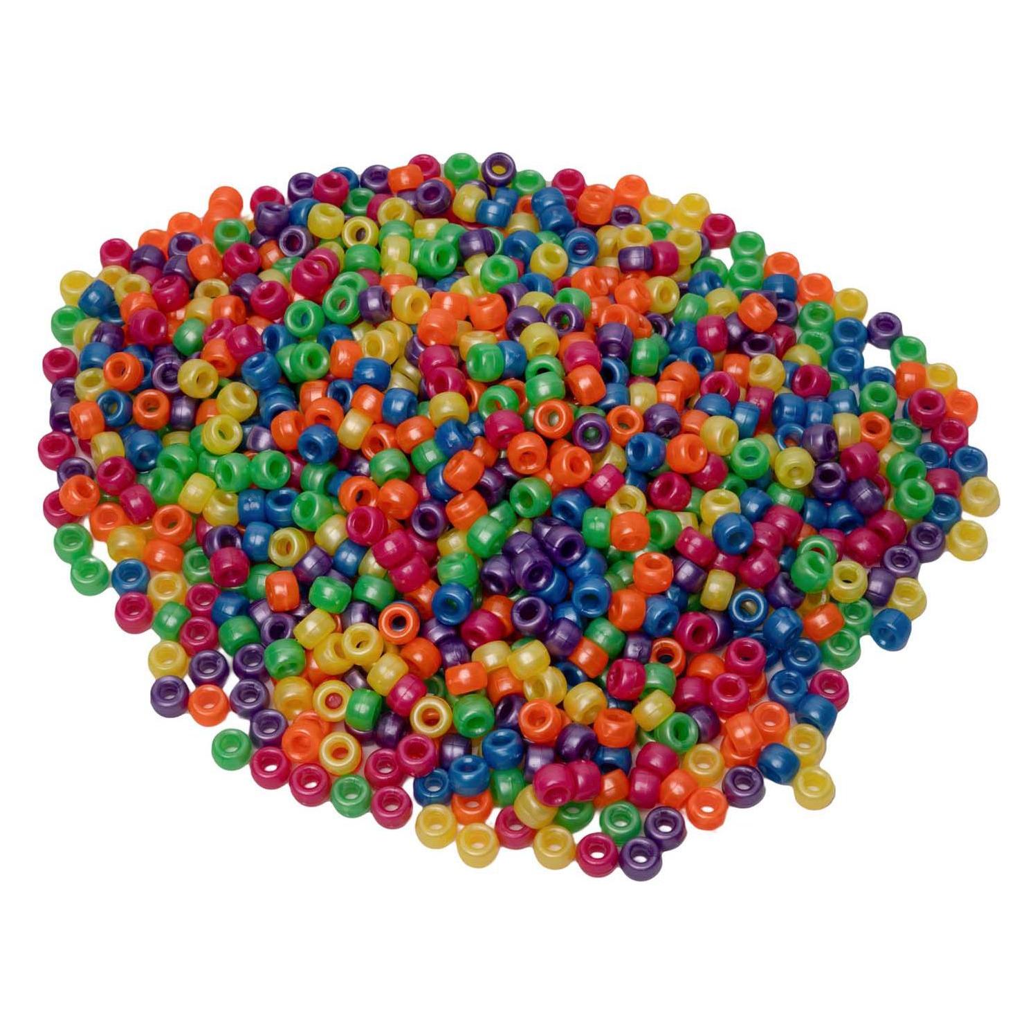 Colorations - Pony-Perlen Perlmutt-Effekt 6x9 mm, 1000 Stk. (55623569)