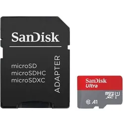 Sandisk Ultra SD kort inkl. adapter 256GB (256 GB, microSDXC), Speicherkarte