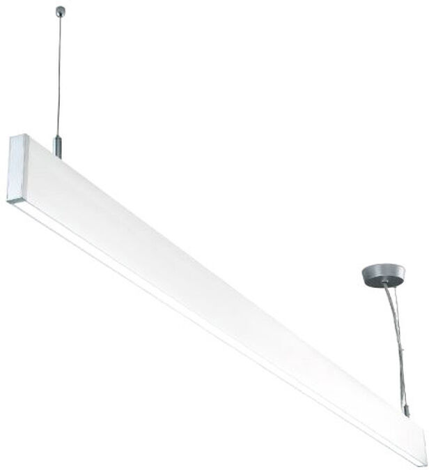 Isoled Led Hängeleuchte Linear Up+down 1200, 40w, Prismatisch, Linear-Verbindbar, Weiß