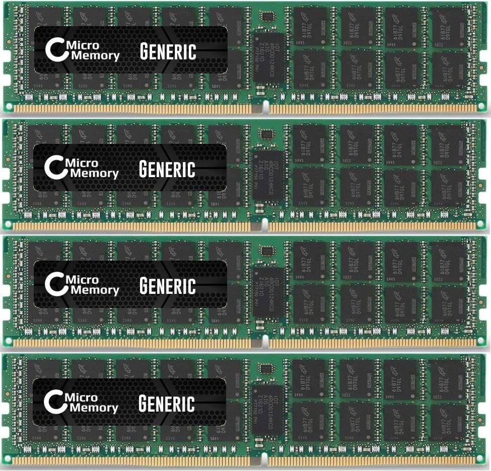 CoreParts MMH9736/64GB 64GB (4 x 16GB) DDR4 2133MHz PC4-17000 288-pin ECC Registered DIMM Memory Kit for HP — 1.2V