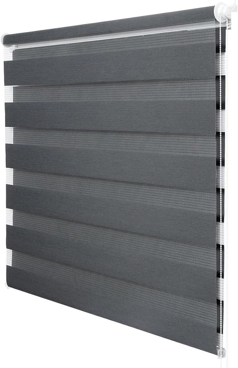 Waterdichte Jaloezieën Rolgordijnen Zonwering Donkergrijs 65 x 170 cm