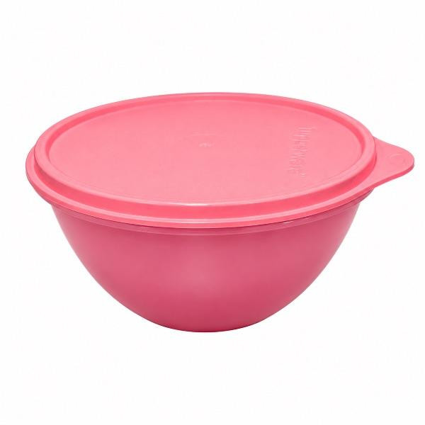 Tupperware voorraadbus kom roze 775 ml