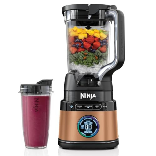 Ninja 2-in-1 Detect Power Blender Pro & Single Serve TB301EUCP, 1200W, Zwart/Koper