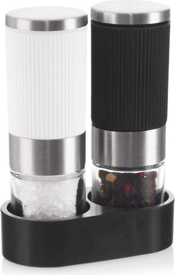Set van 2 peper- en zoutmolens met voet van B2X