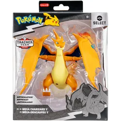 Pokémon Select - Mega-Glurak Y, bewegliche Figur 15cm