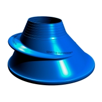 Waterproof Silikon Halsmanschette - Größe: Small - Farbe: blau