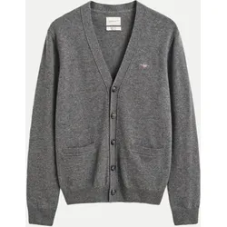 Strickjacke aus Lambswool Grau M