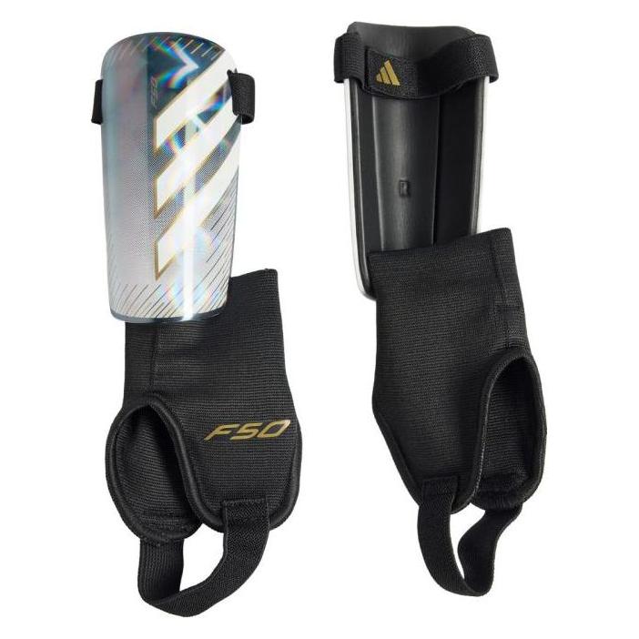 Adidas Unisex-Youth F50 Match Junior Football Shin Guards L Grey (L) (KE5206)