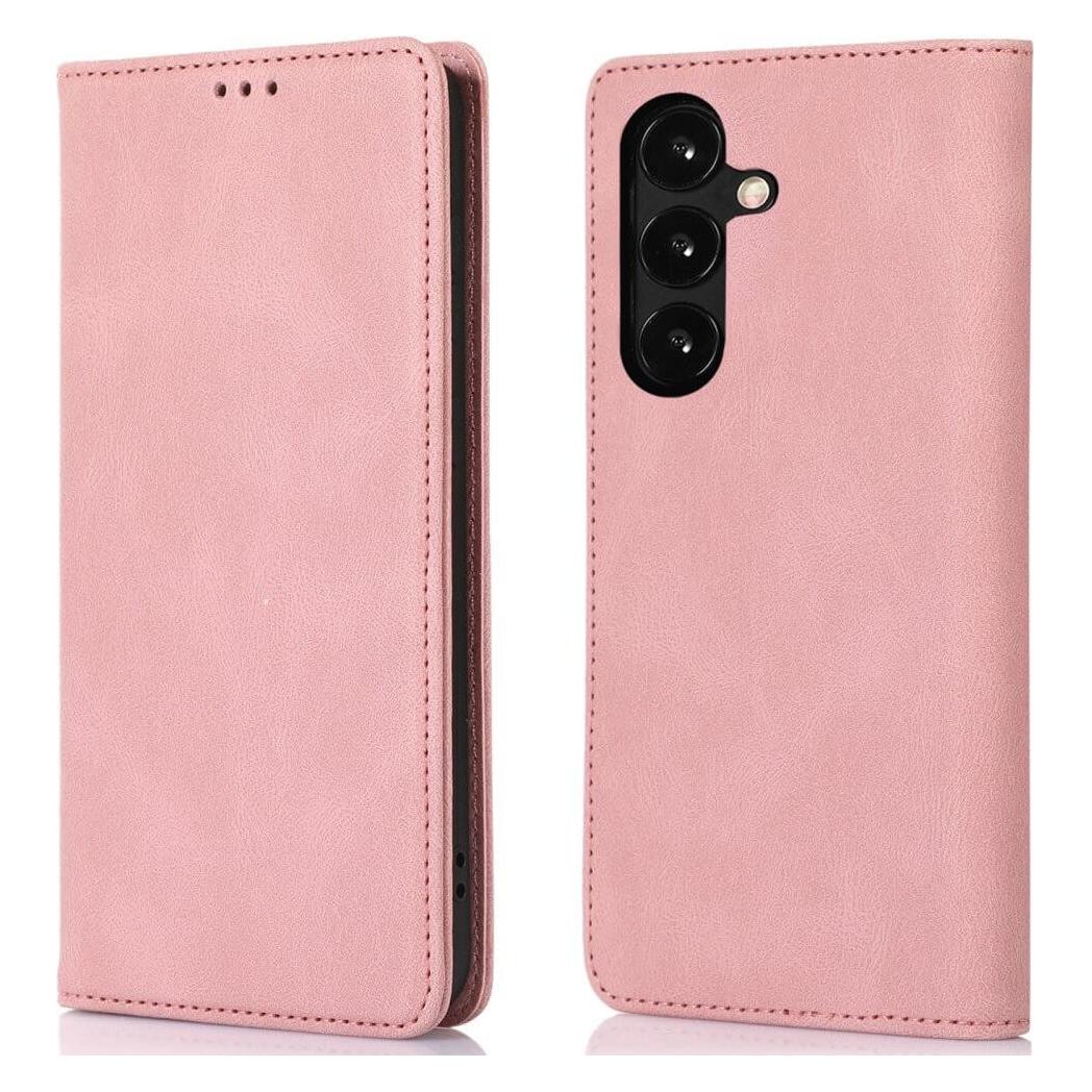 Cover-Discount Galaxy A15 - Vintage Flip Case Hülle rosa (Samsung Galaxy A15) (660172227D)